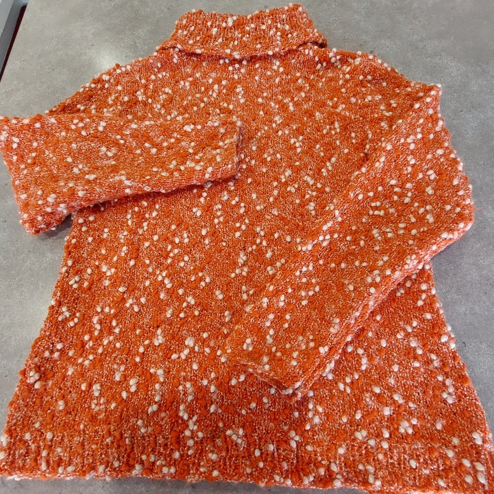 5/$25 Sale
Women's Open Weave Long Sleeves Turtleneck Pebble Design Sweater - Picture 2 of 9
